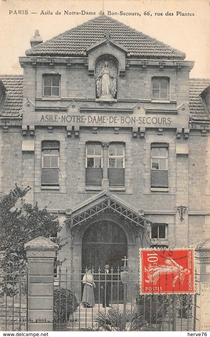 PARIS - 14ème Arrond - Asile Notre Dame De Bon-Secours - 66 Rue Des Plantes - Arrondissement: 14