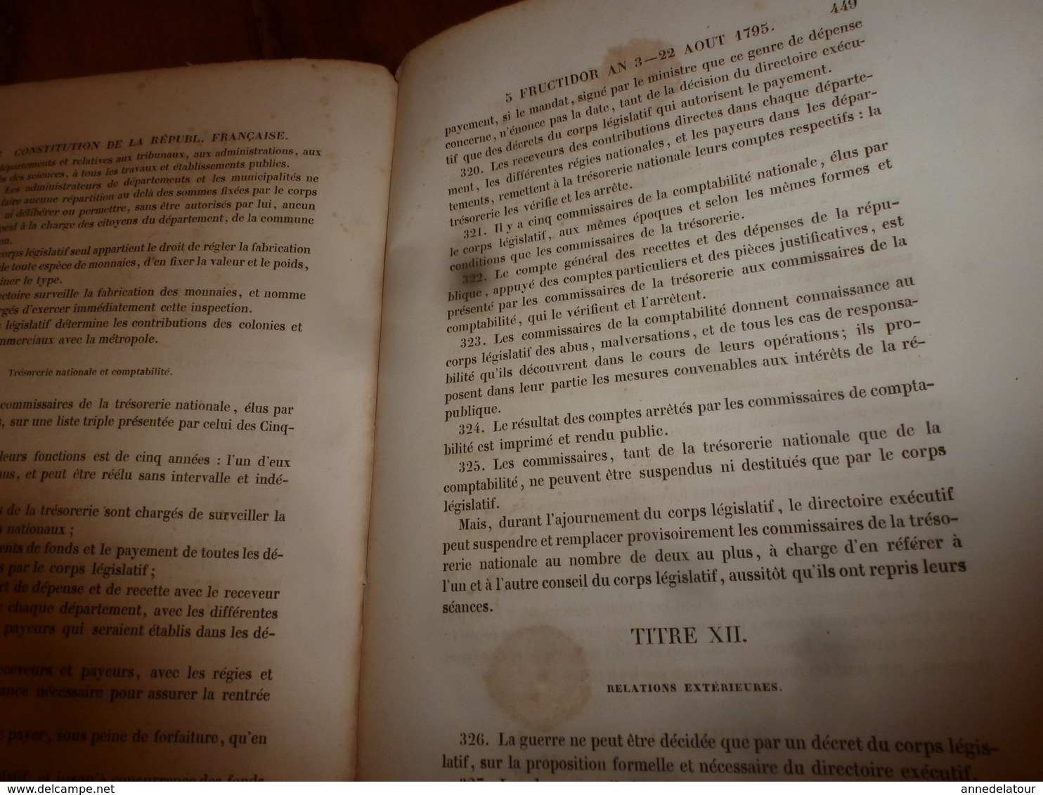 1839  HISTOIRE de la RÉVOLUTION FRANÇAISE Tome 4  , par M. A. Thiers