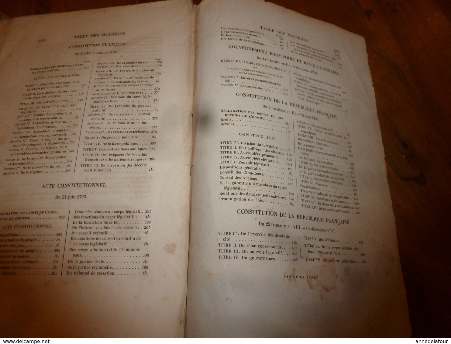 1839  HISTOIRE de la RÉVOLUTION FRANÇAISE Tome 4  , par M. A. Thiers