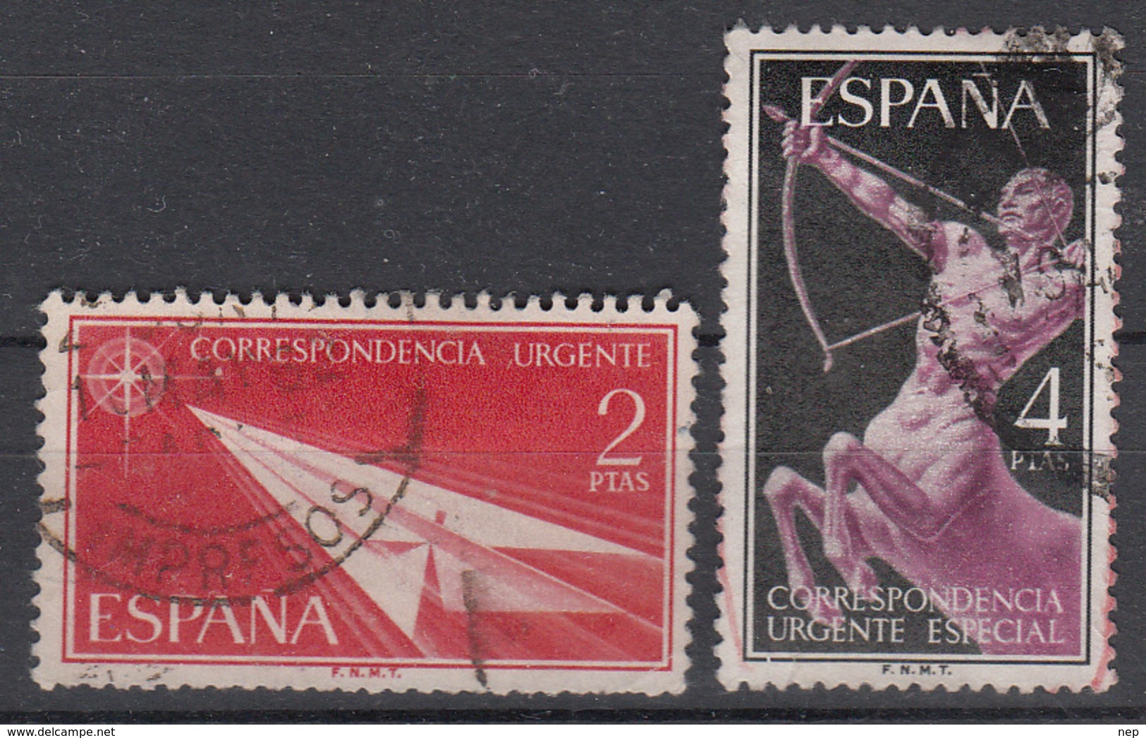 SPANJE - Michel - 1956 - Nr 1071/72 - Gest/Obl/Us - Oblitérés