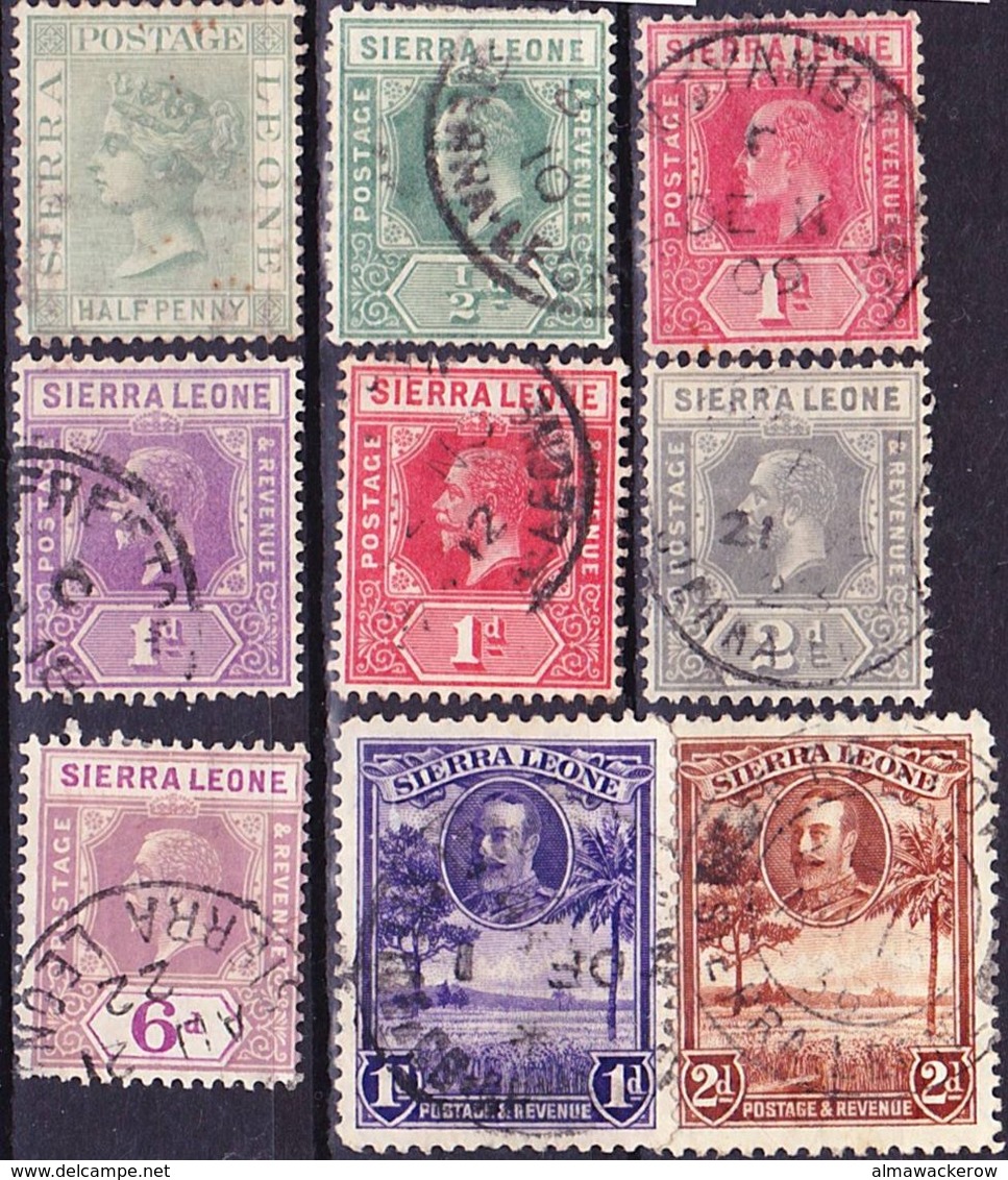 2017-0215 Sierra Leone Lot Used O - Sierra Leone (...-1960)