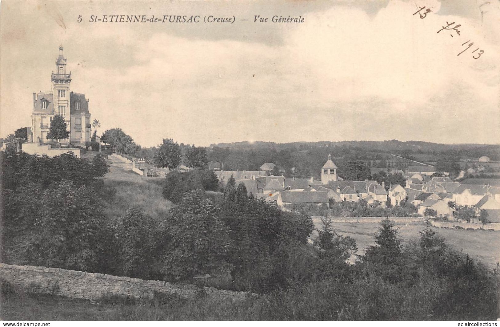 St Etienne De Fursac      23       Vue Générale          ( Voir Scan) - Autres & Non Classés