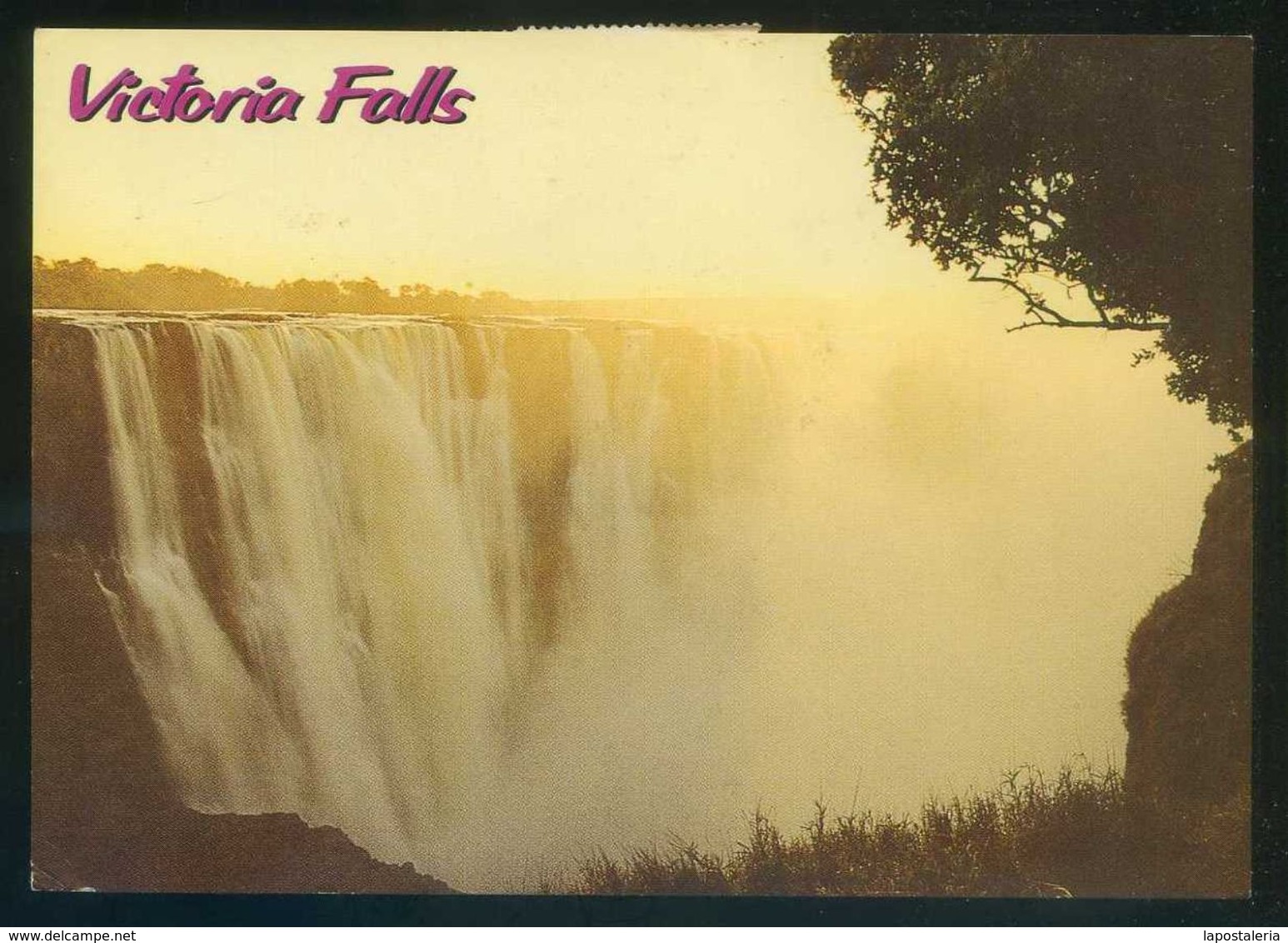 Zimbabwe. *Victoria Falls At Sunrise* Ed. PhotoSafari Z-406. Circulada 1998. - Tanzanía