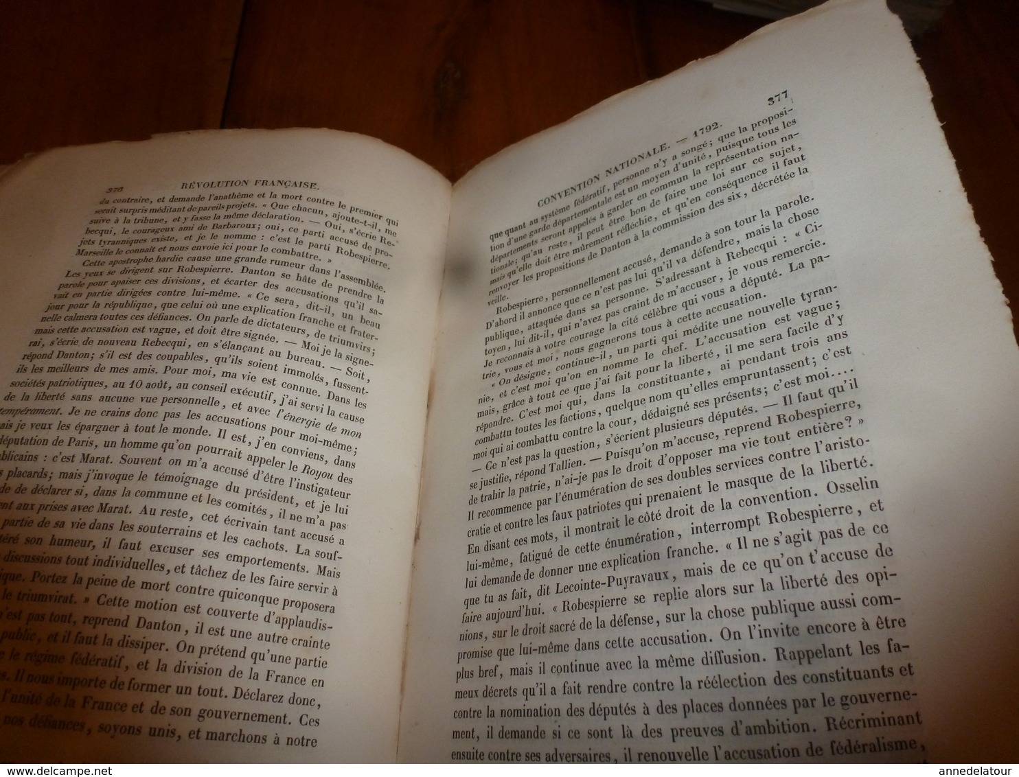 1839  HISTOIRE de la RÉVOLUTION FRANÇAISE Tome 1  , par M. A. Thiers