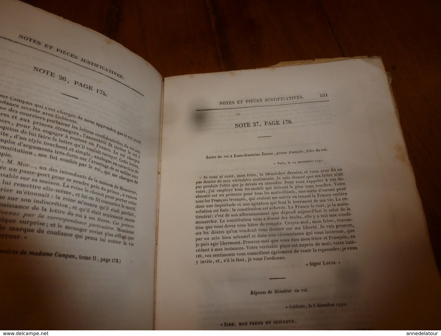 1839  HISTOIRE de la RÉVOLUTION FRANÇAISE Tome 1  , par M. A. Thiers