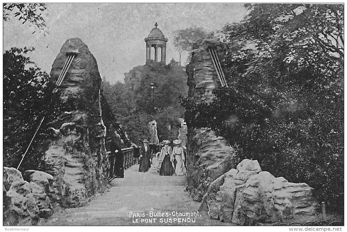 75  PARIS  LES BUTTES CHAUMONT - Parques, Jardines