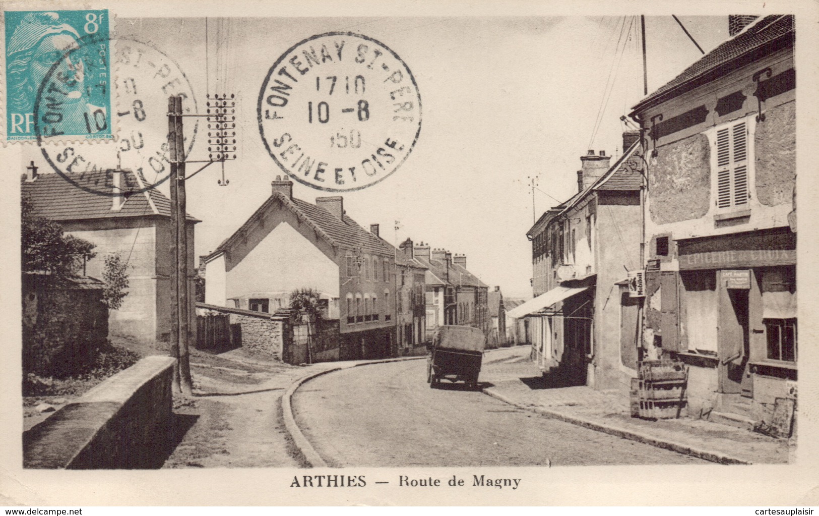 ARTHIES : Route De Magny - Arthies