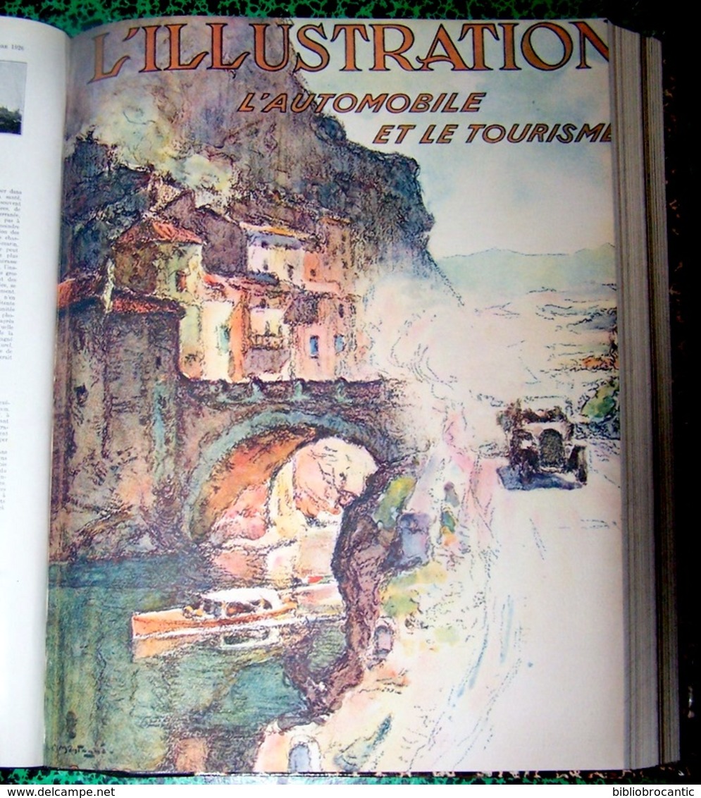 2 VolumesRelié " L'ILLUSTRATION 1926 " + N° SPECIAUX < AUTOMOBILE/TOURISME/NOEL/AVIATION