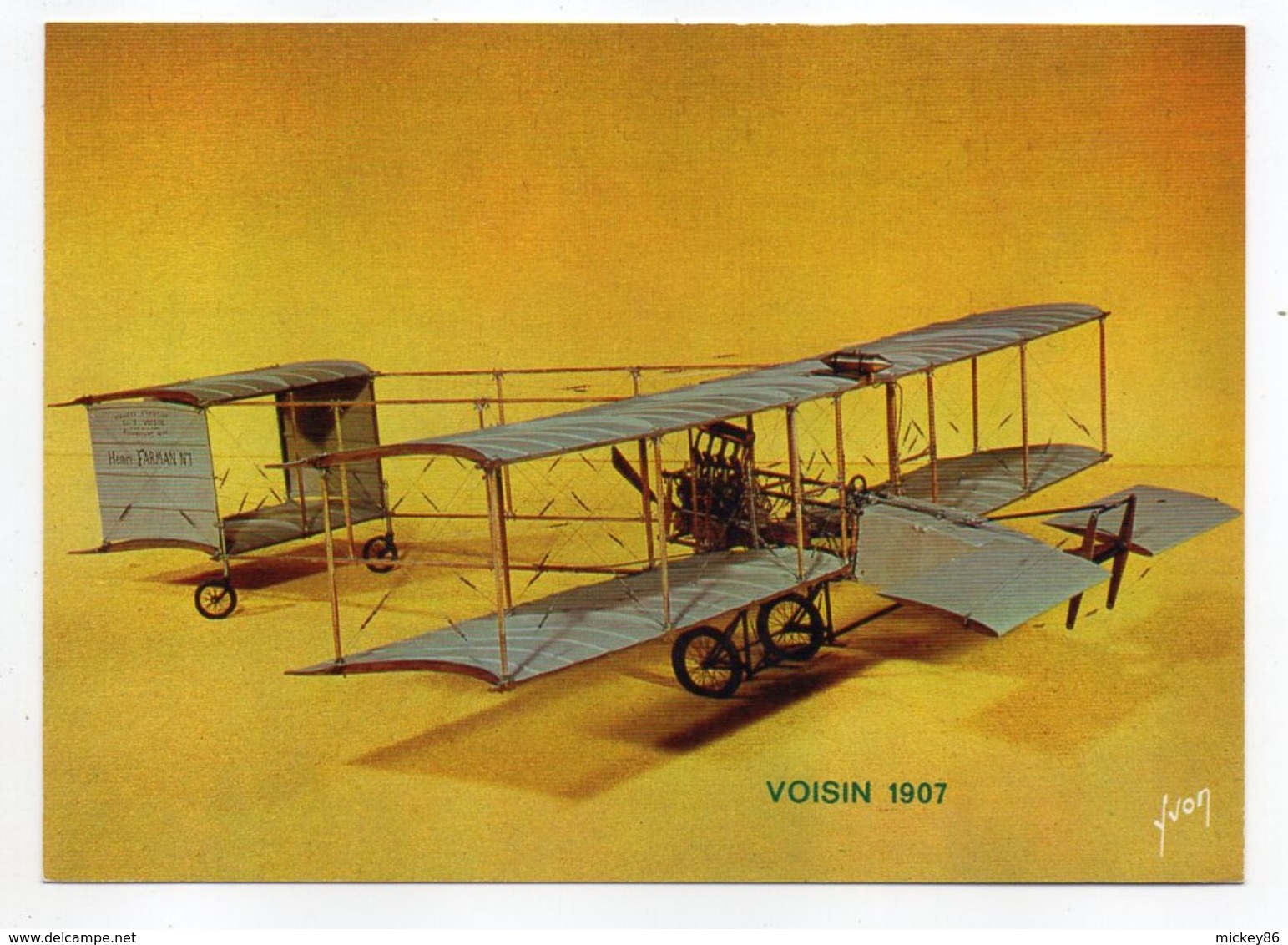 Les Collections Du Musée De L'air--Avion-- VOISIN   1907 ---modèle Réduit 1/10- - Autres & Non Classés