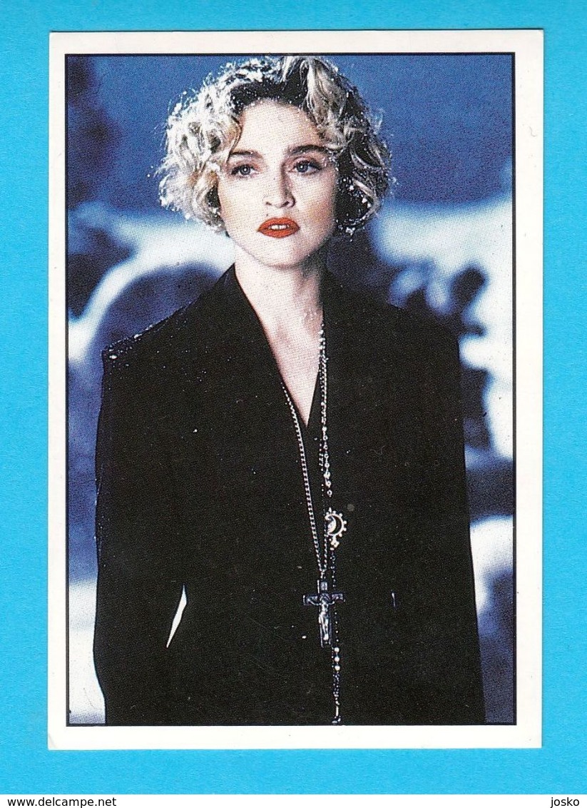 MADONNA - Yugoslavian Old Rare Card Smash Hits * Pop Rock-music Musique Musica Musik - Other & Unclassified