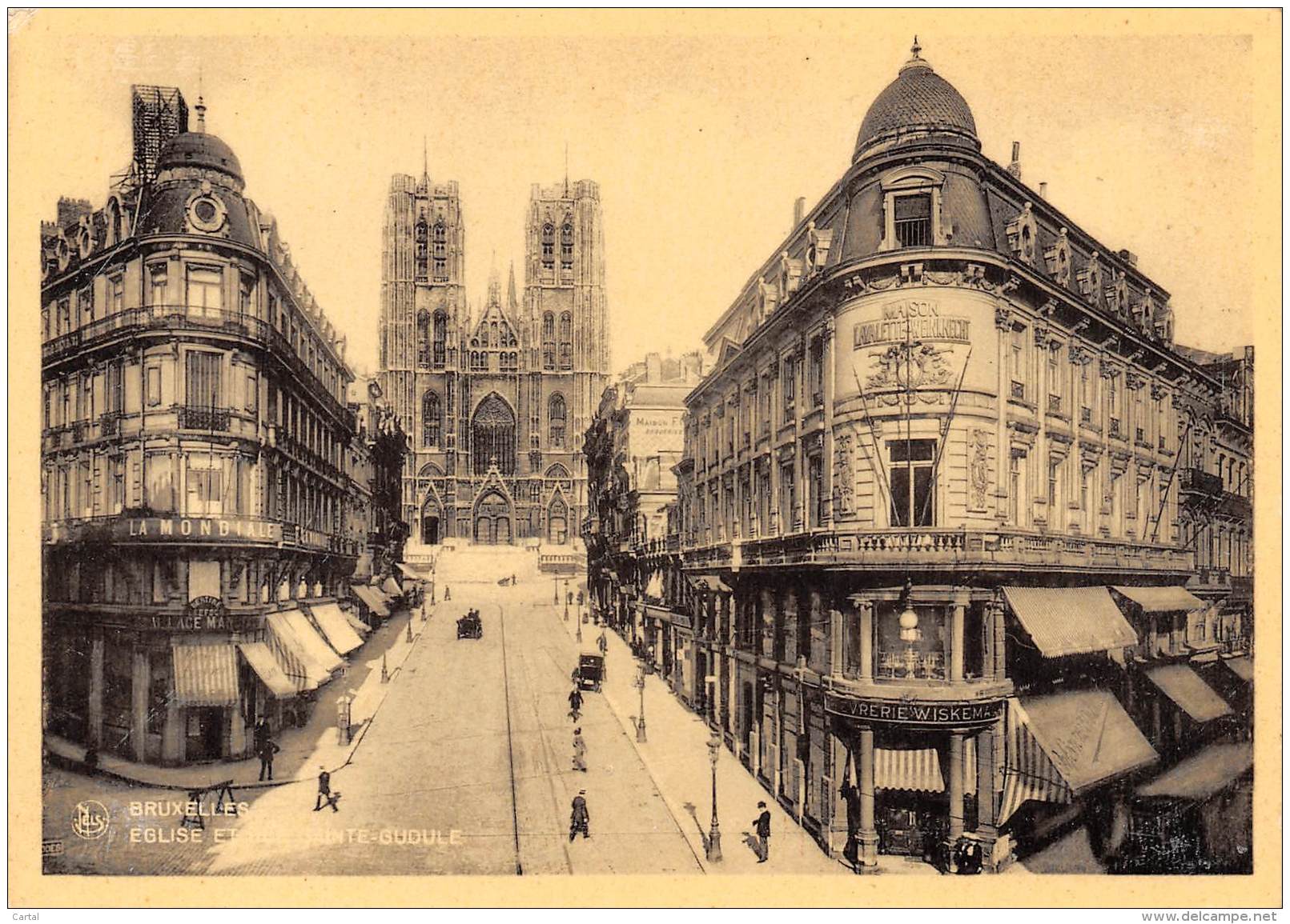 CPM - BRUXELLES - Eglise Et Rue Sainte-Gudule - Lanen, Boulevards