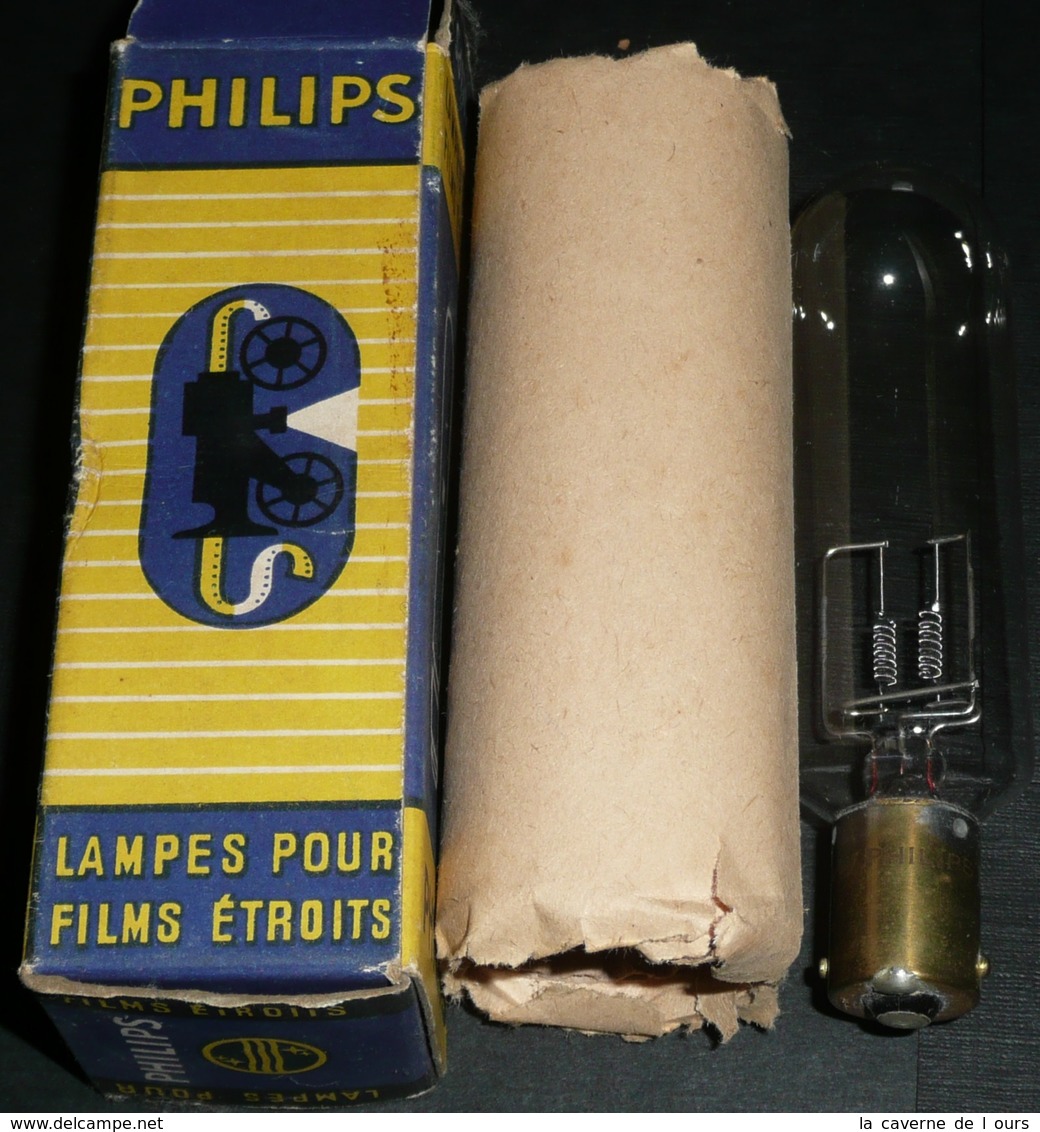 Rare Lampe PHILIPS BA 15 S, Neuve En Boite 120v 300W Lampes Pour Films étroits - Tubes