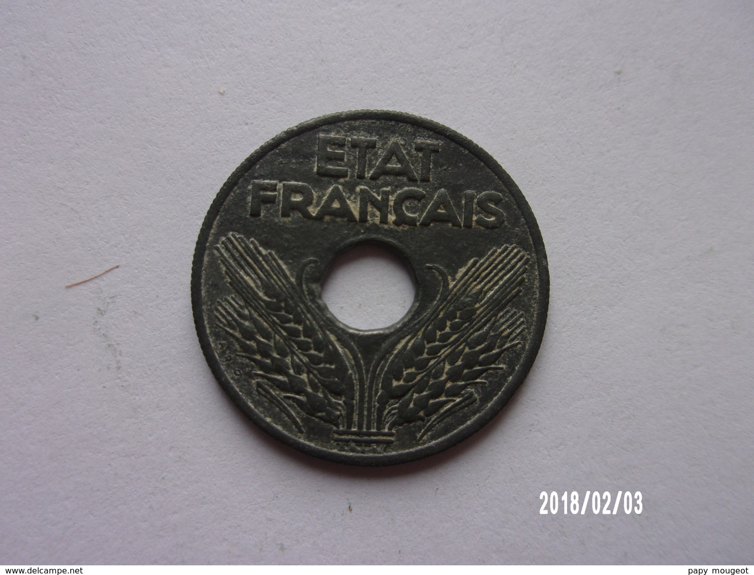 20 Centimes - 1942 - KM 900 - 20 Centimes