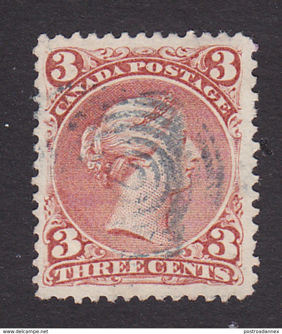 Canada, Scott #25, Used, Victoria, Issued 1864 - Oblitérés