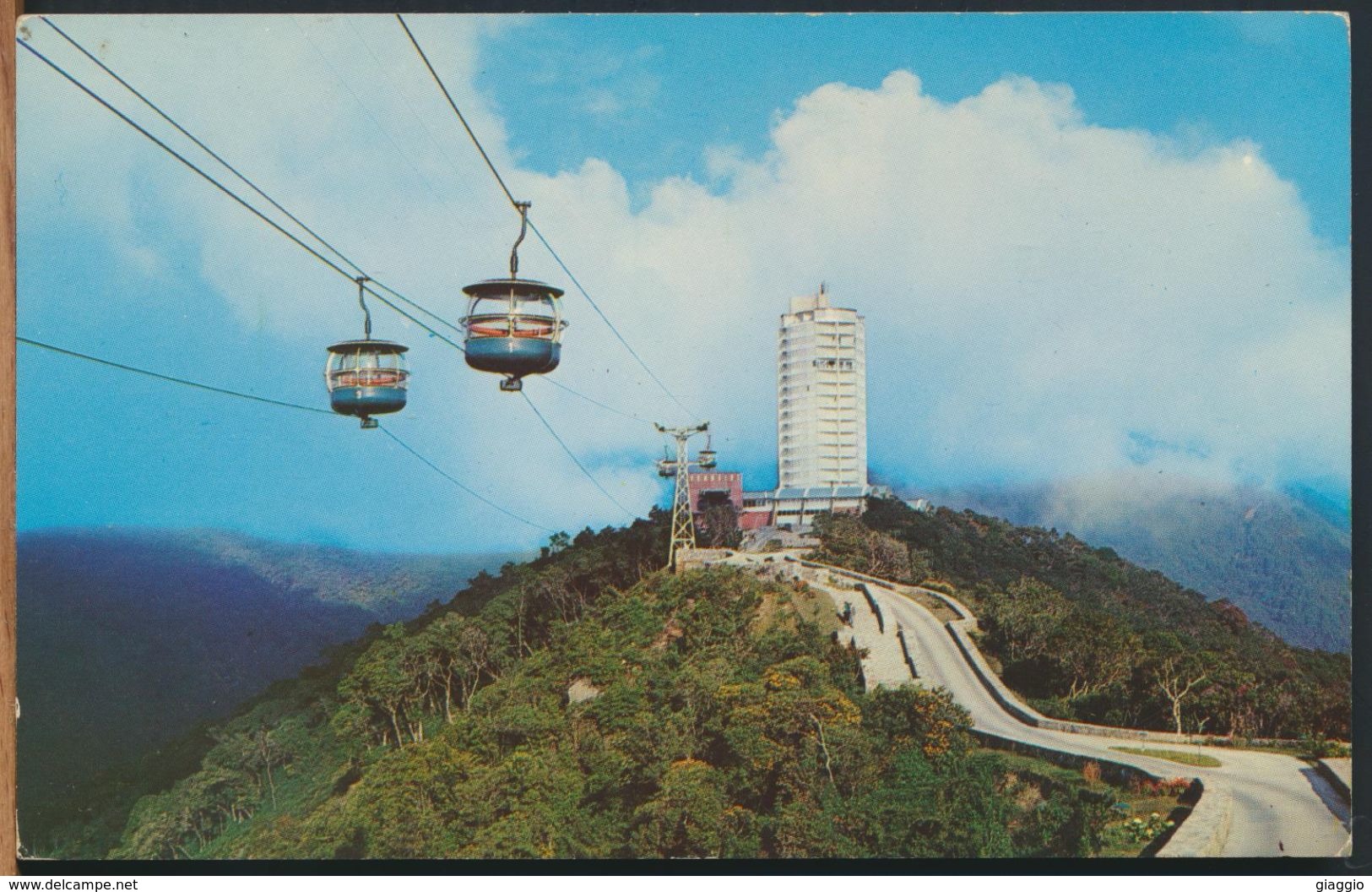 °°° 10705 - VENEZUELA - CARACAS - EL TELEFERICO CON EL HOTEL HUMBOLD °°° - Venezuela