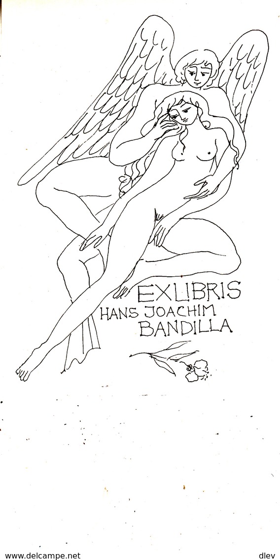 Ex Libris - Hans Joachim Bandilla - Graveur E. Weidenhaus - Format 9 X 13 Cm - Ex-libris