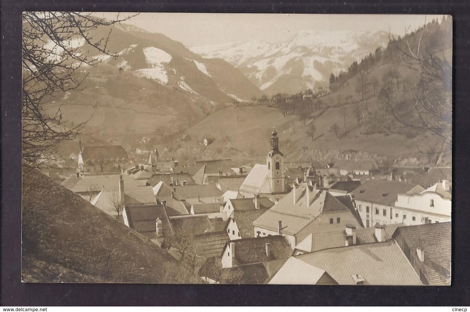 CPA PHOTO AUTRICHE - WEYER - TB Vue Générale Du Village En CP Photographique Vue De L'intérieur Avec Détails Habitations - Weyer