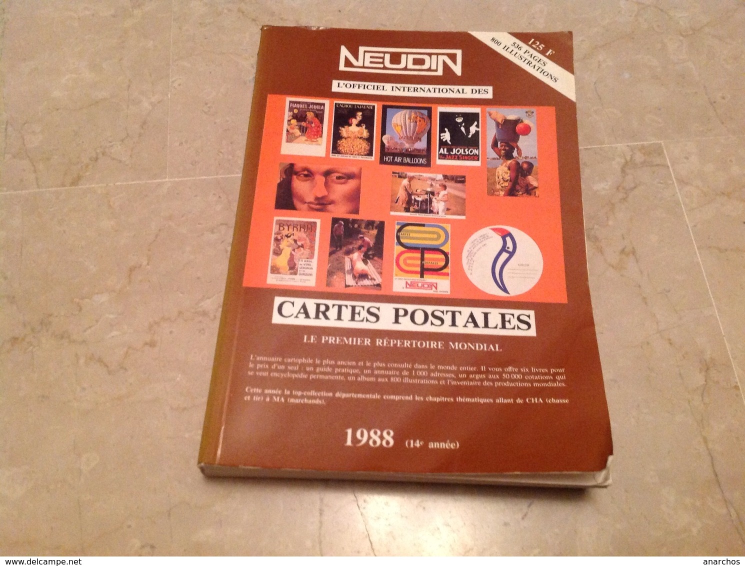 Catalogue NEUDIN 1988  536 Pages - Livres & Catalogues