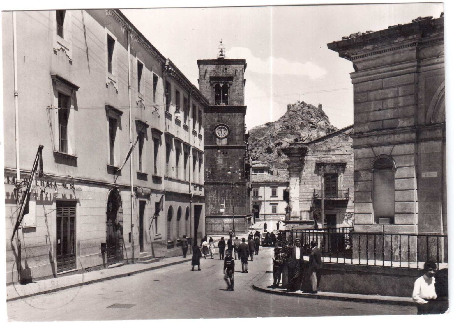 MISTRETTA MESSINA VIA LIBERTA' VIAGGIATA NEL 1962 - Messina