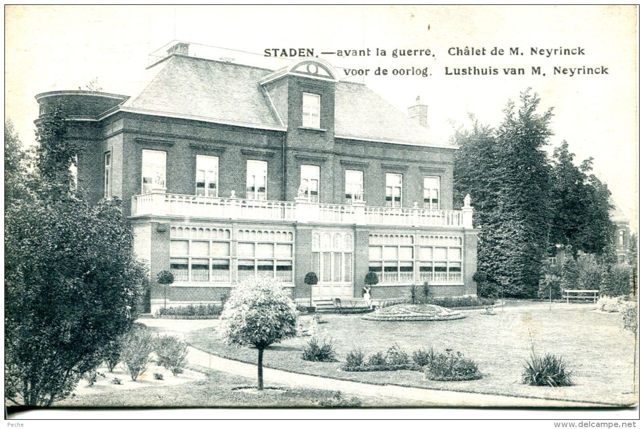 N°58931 -cpa Staden -châlet De M. Neyrinck Avant La Guerre- - Staden