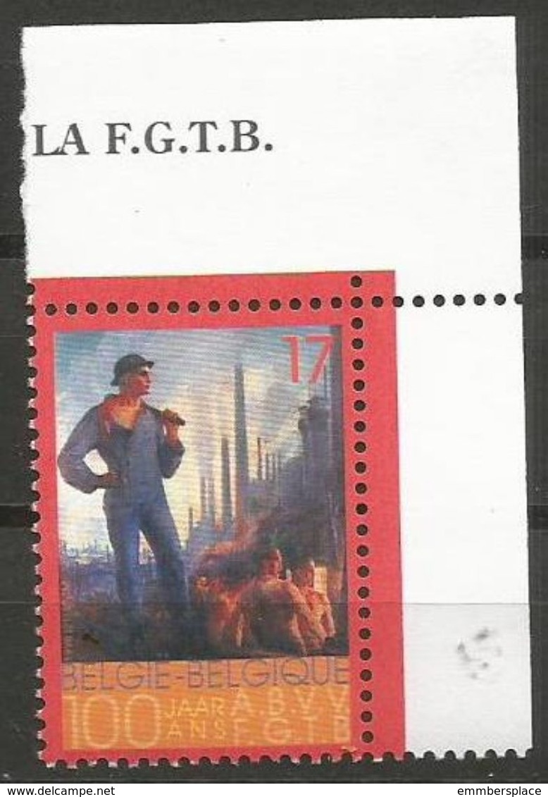 Belgium - 1998 Trade Union MNH **    Sc 1712 - Unused Stamps