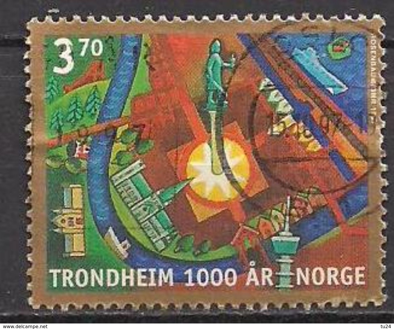 Norwegen  (1997)  Mi.Nr.  1257  Gest. / Used  (3ev23) - Gebruikt