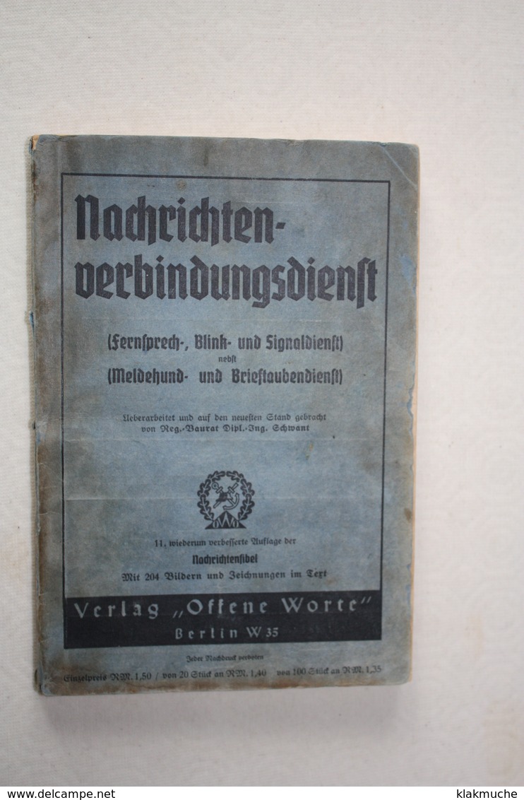 Manuel Allemand "Nachrichten-verbindungsdienst" 2°GM - 1939-45