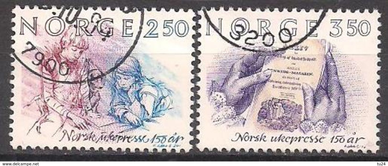 Norwegen  (1984)  Mi.Nr.  911 + 912  Gest. / Used  (2ev23) - Gebraucht