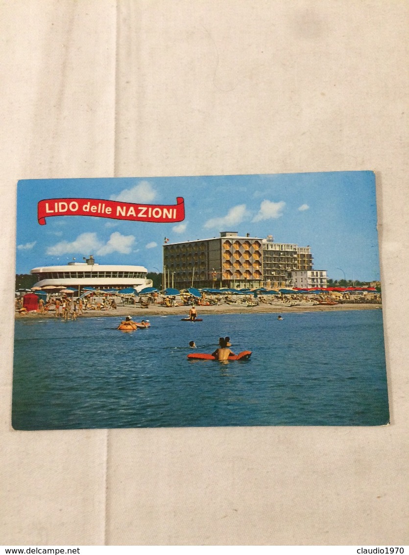 Cartolina-Ferrara-Comacchio-Lido Delle Nazioni-Veduta Fal Mare - Ravenna