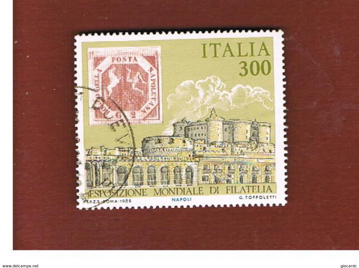 ITALIA REPUBBLICA  - SASS. 1739  -      1985  ITALIA 85, ANTICHI STATI ITALIANI: NAPOLI       -      USATO - 1981-90: Usados