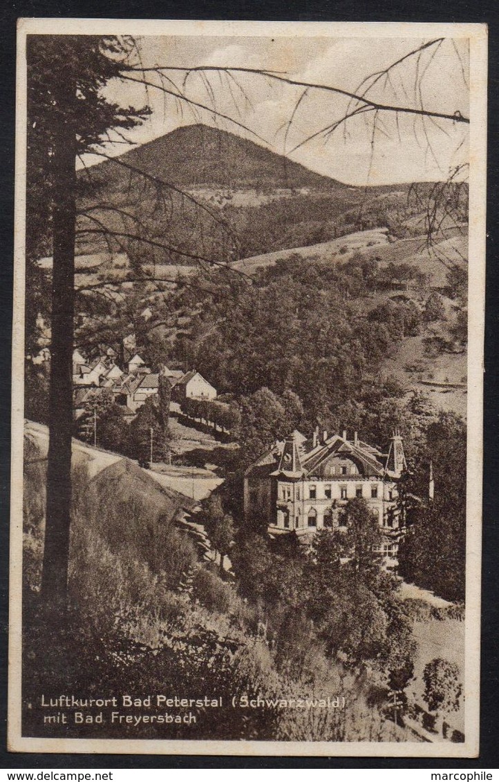 BAD PETERSTAL - BADEN /1939 ECHTE FOTO AK  NACH KEHL AM RHEIN  (ref CP580) - Bad Peterstal-Griesbach