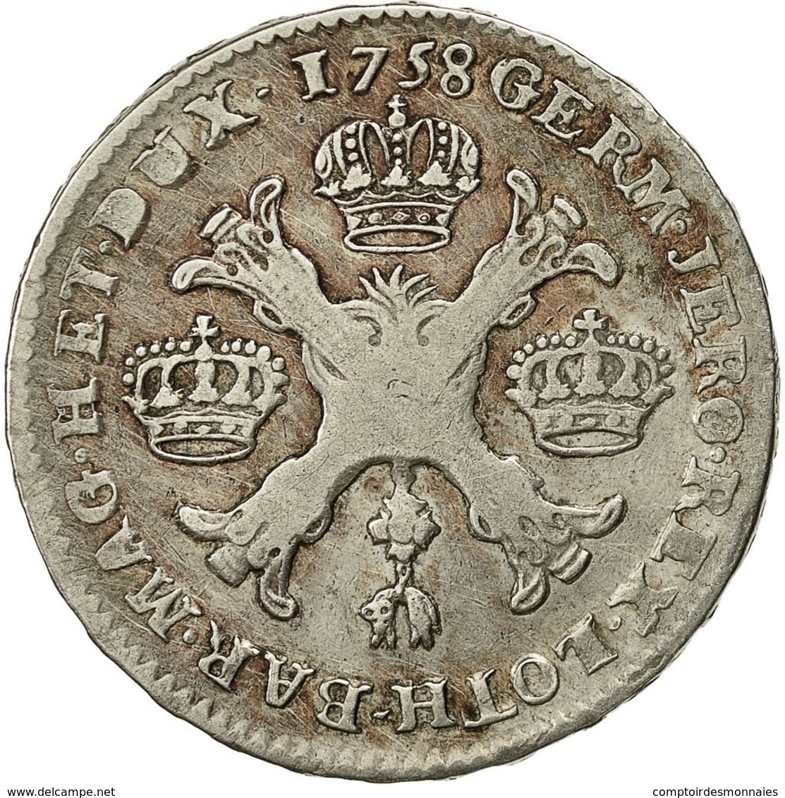 Monnaie, AUSTRIAN NETHERLANDS, Maria Theresa, 1/2 Kronenthaler, 1758, Bruxelles - Autres & Non Classés