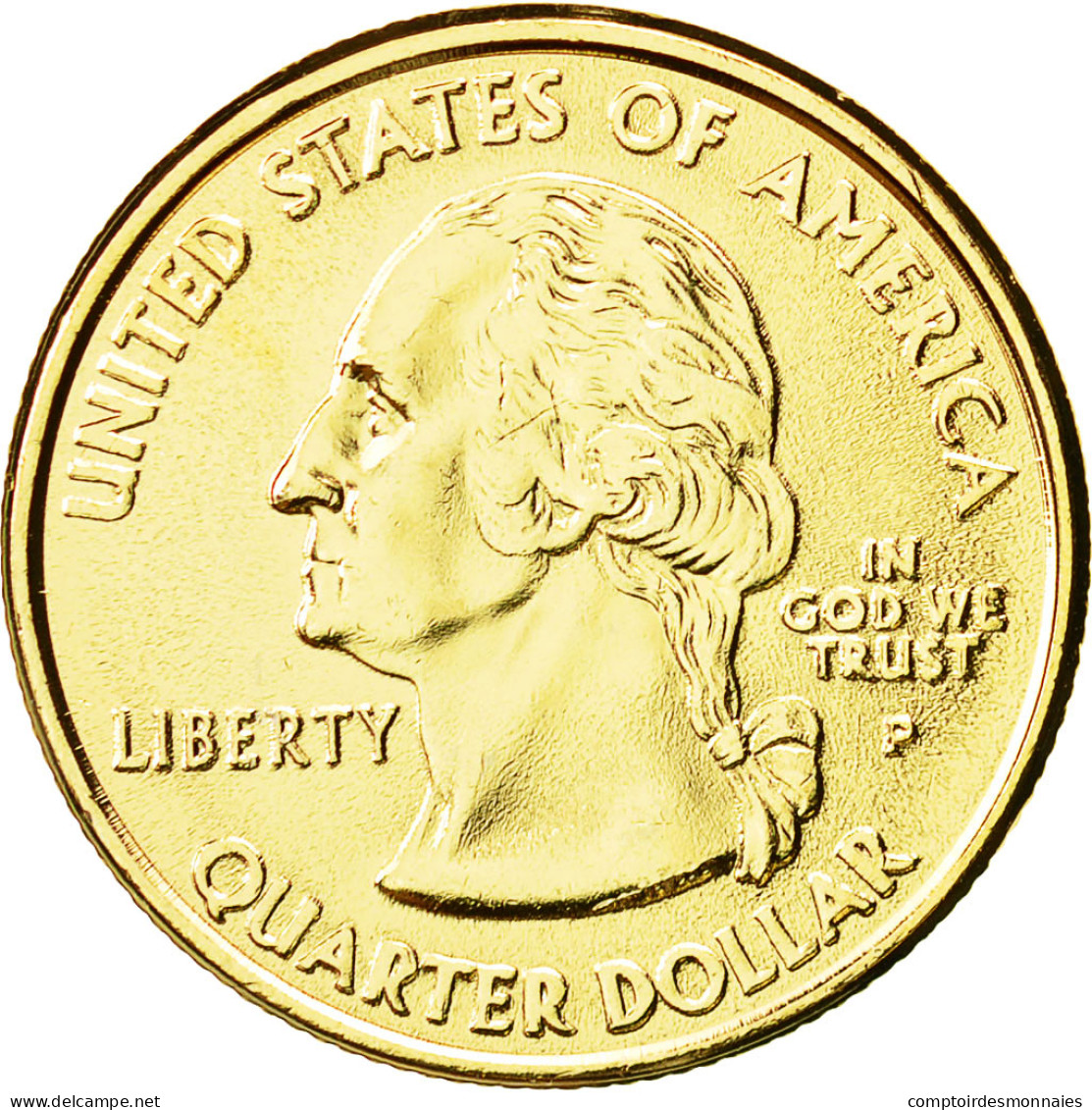 Monnaie, États-Unis, Quarter, 2000, U.S. Mint, SUP+, Métal Doré - 1999-2009: State Quarters