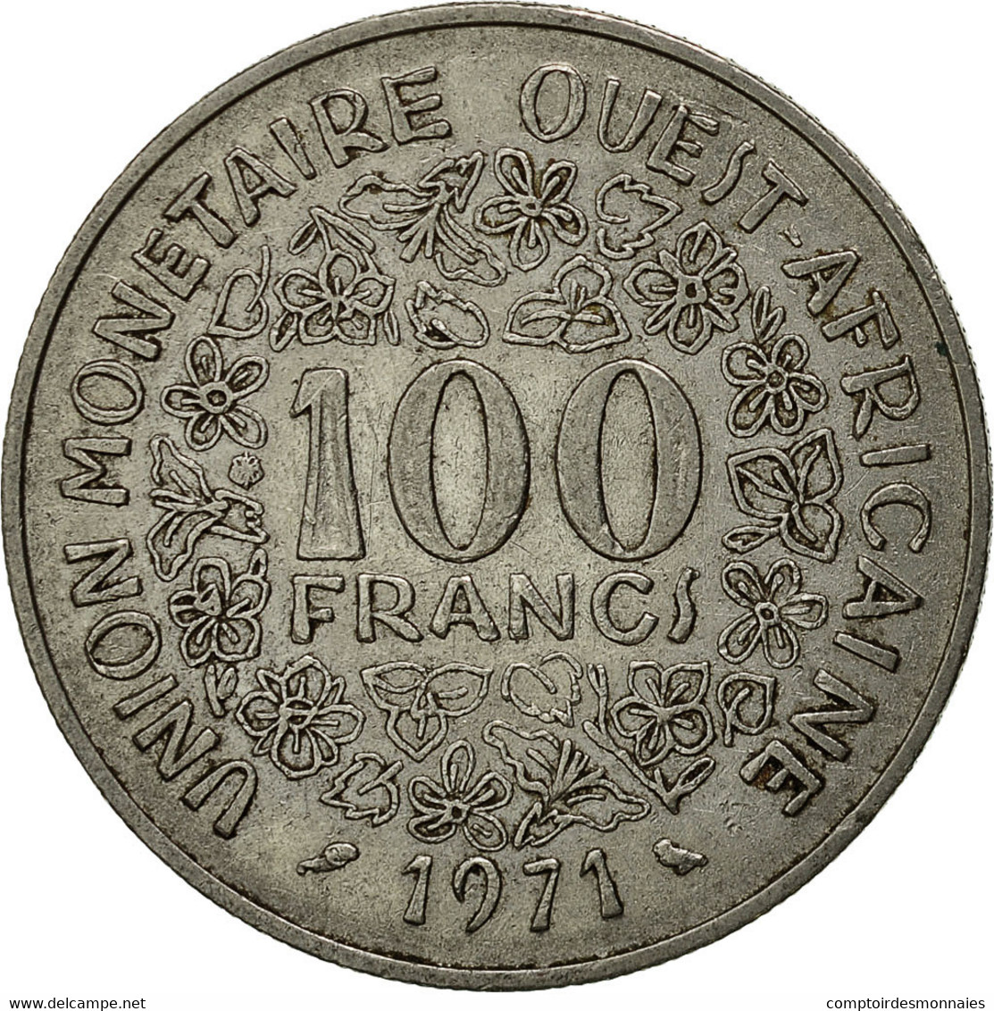 Monnaie, West African States, 100 Francs, 1971, Paris, TTB+, Nickel, KM:4 - Costa De Marfil