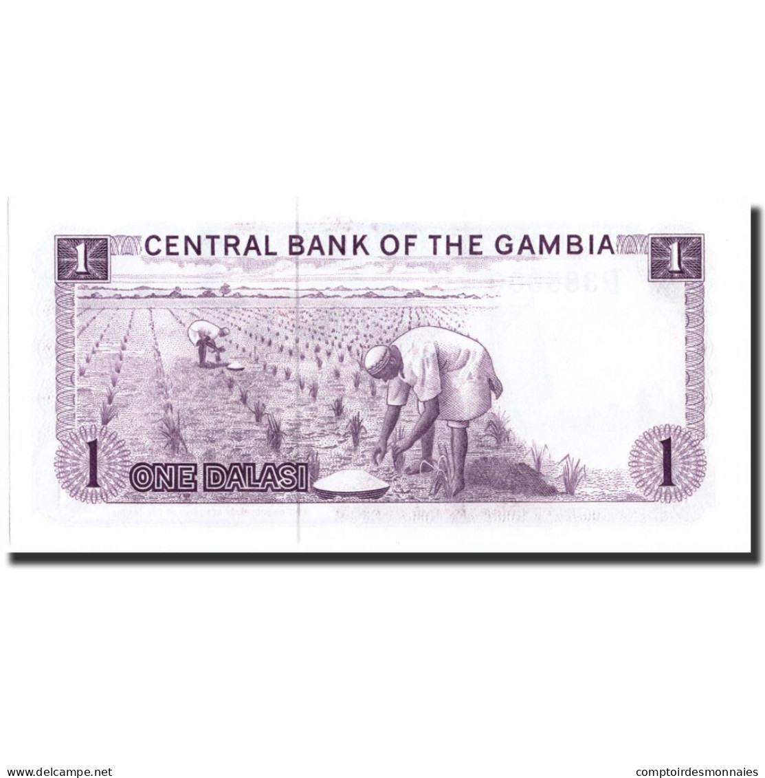Billet, The Gambia, 1 Dalasi, UNDATED (1971-1987), Undated, KM:4g, SPL+ - Gambie