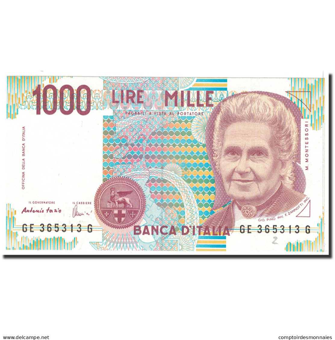 Billet, Italie, 1000 Lire, 1990, 1990-10-03, KM:114c, NEUF - 1000 Lire