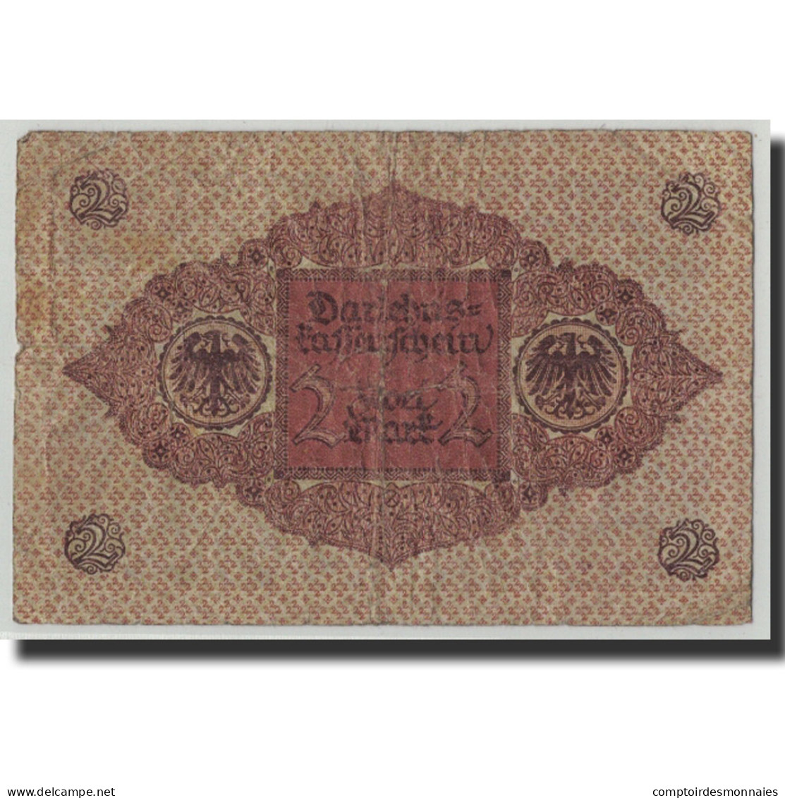 Billet, Allemagne, 2 Mark, 1920, 1920-03-01, KM:60, B - Administration De La Dette