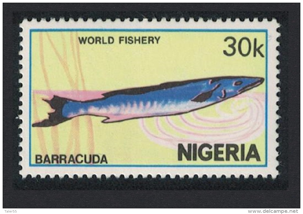 Nigeria Barracuda Fish 1v 30k SG#461 - Nigeria (1961-...)