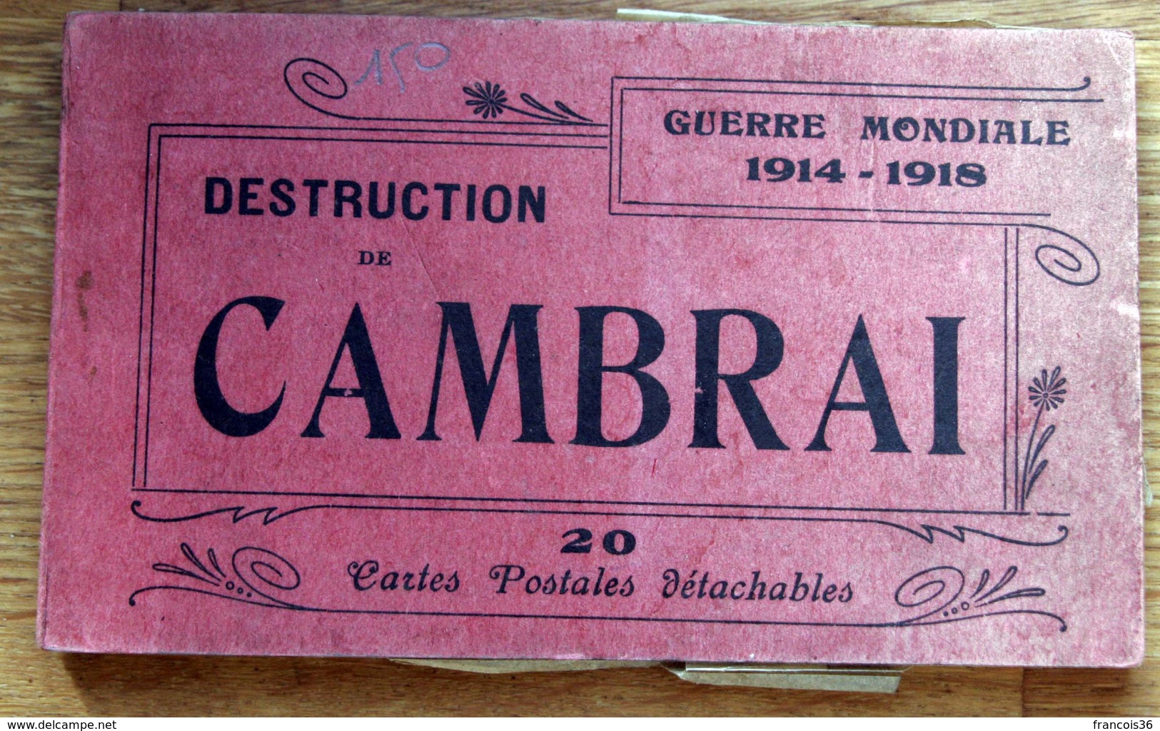 Carnet De 20 CPA De Cambrai - Destruction & Ruines De La Guerre Mondiale 1914 1918 - Cambrai