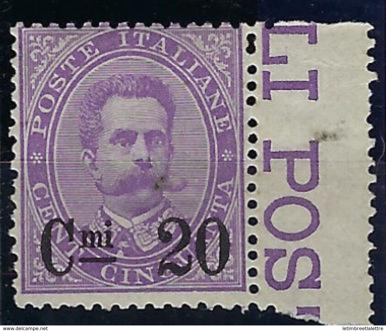 Italie, N° 53 * TB - Mint/hinged