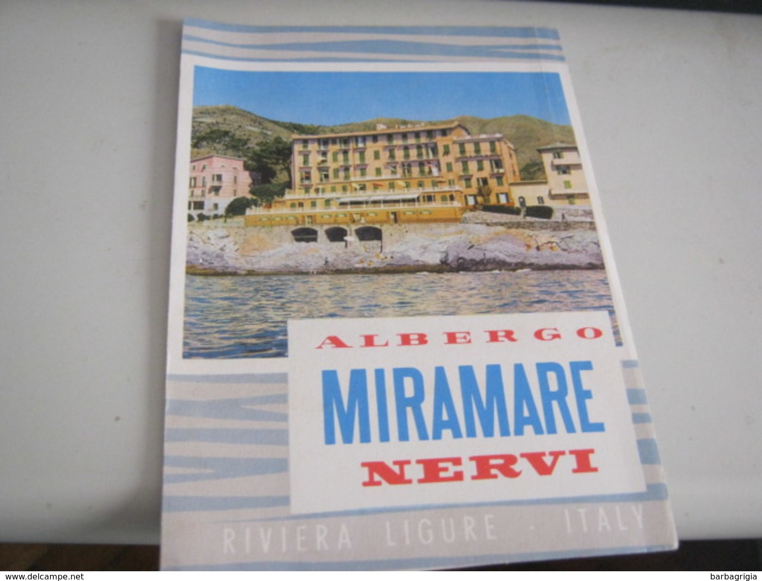 DEPLIANT ALBERGO MIRAMARE NERVI - Tourism Brochures