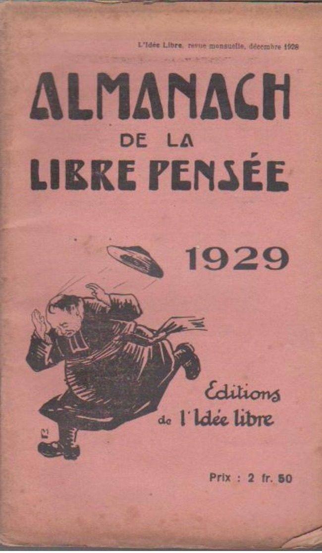 ALMANACH DE LA LIBRE PENSÉE 1929 - Autres & Non Classés