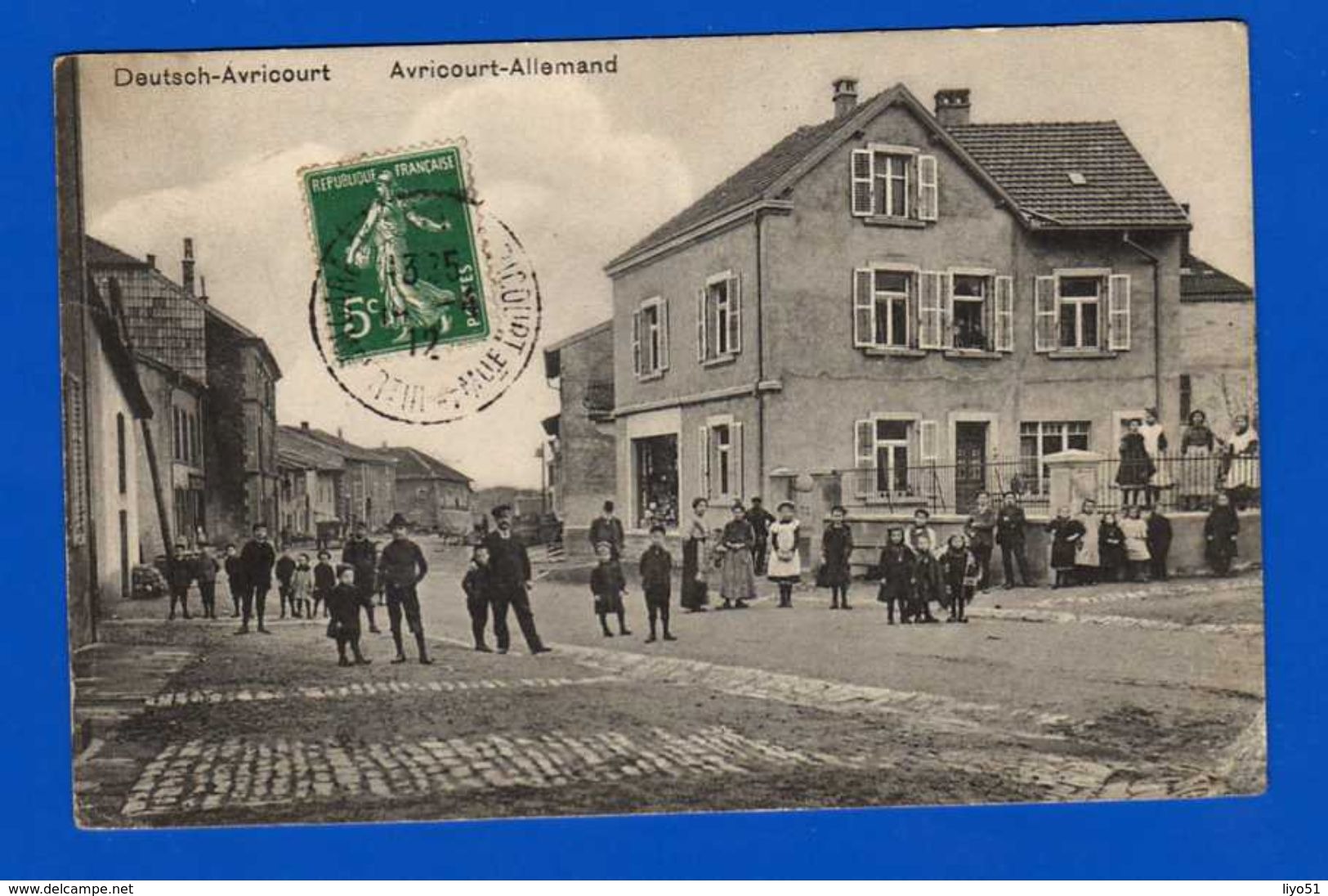 Avricourt . Meurthe Et Moselle. Carte Postale Ancienne . 2 Plis - Autres & Non Classés