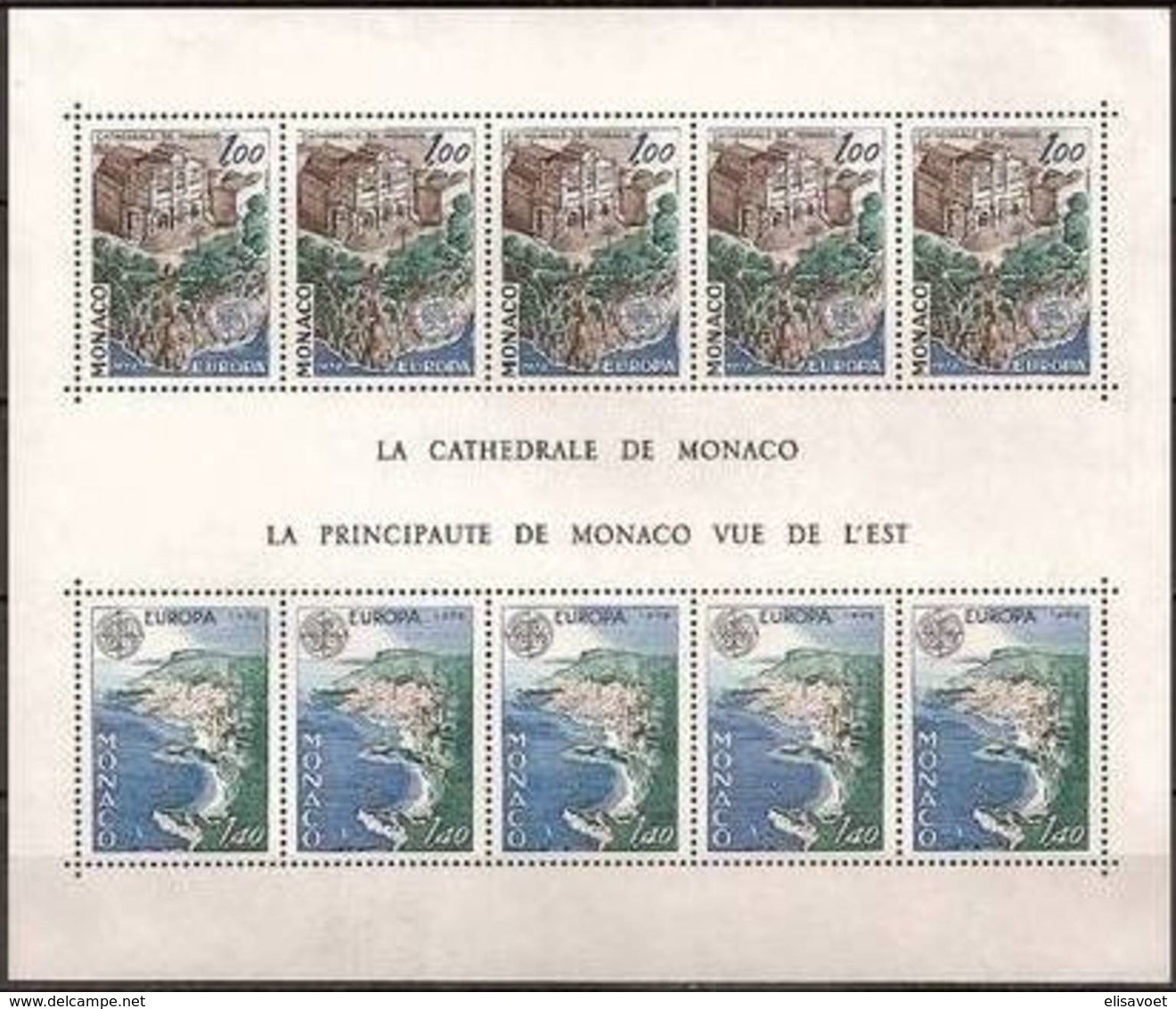 Monaco 1978 Yvertn° Bloc 14 *** MNH Cote 47 Euro - Blocs