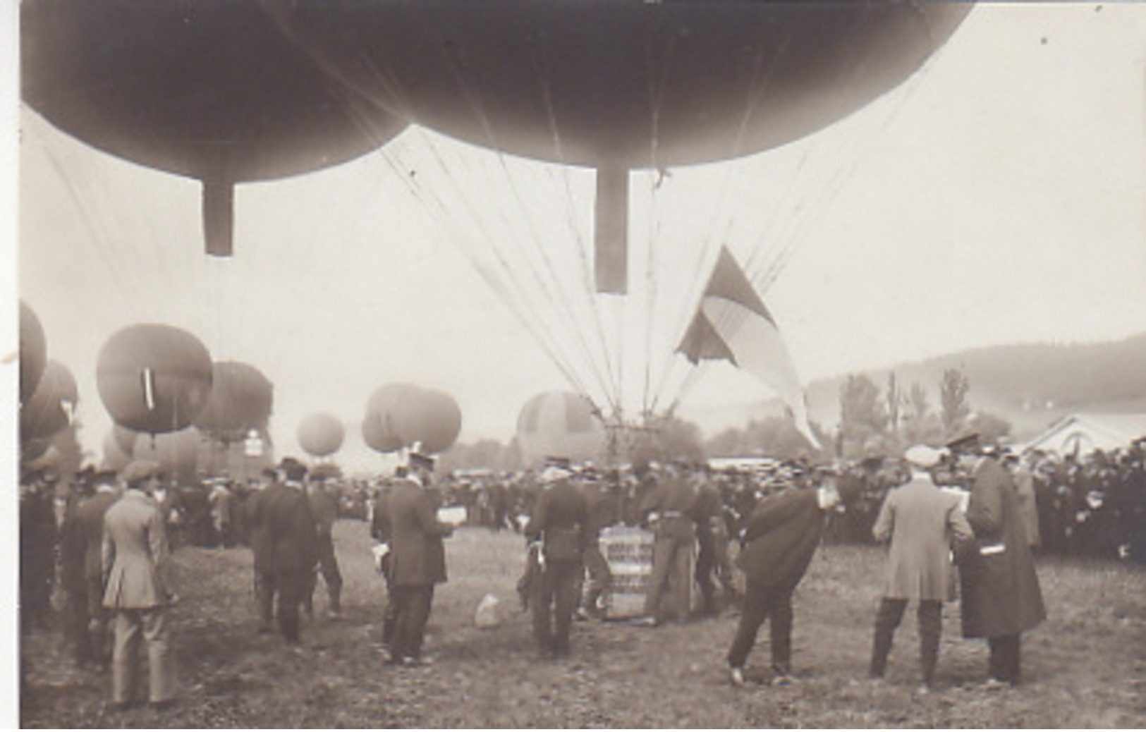Gordon-Bennett-Wettfliegen - Zürich 1909 - Fotokarte N.5     (P-112-61107) - Montgolfières