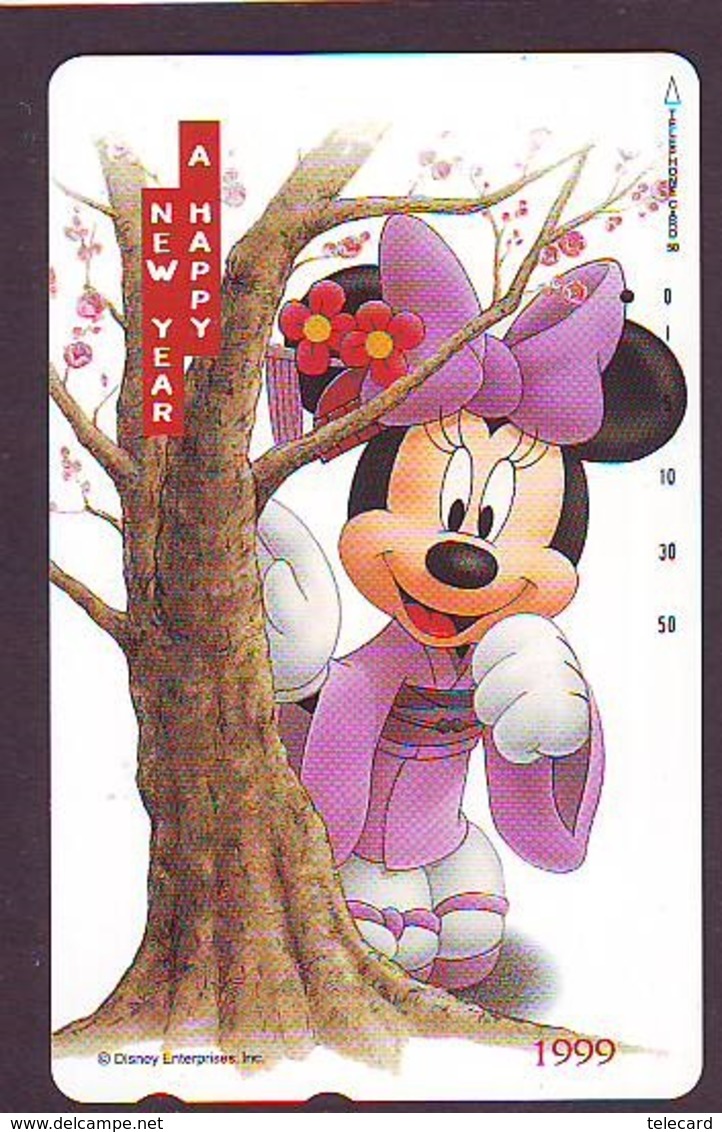 Télécarte Japon * 110-203011 * DISNEY (5980) MERRY CHRISTMAS * WEIHNACHTEN * TELEFONKARTE * PHONECARD JAPAN * - Disney