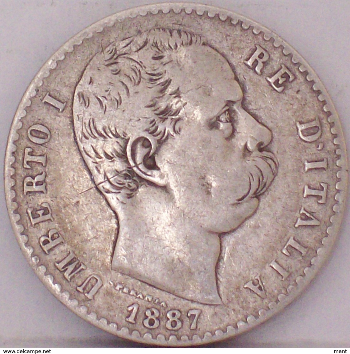 Umberto I 2 Lire 1887 - Argento - 1878-1900 : Umberto I