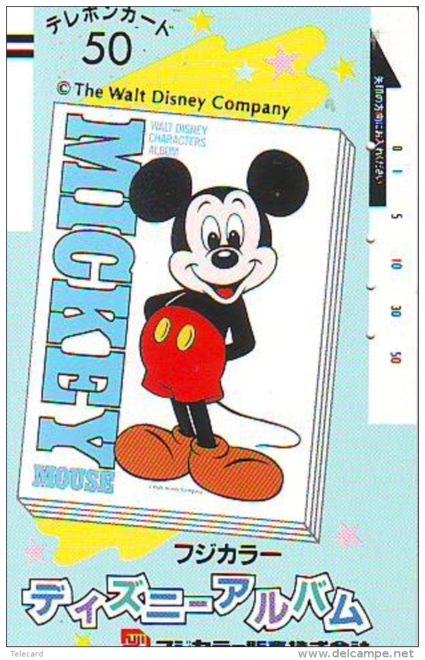 Télécarte Ancienne Japon DISNEY / 110-20011- Japan Front Bar Phonecard (5983) Balken Telefonkarte - Disney