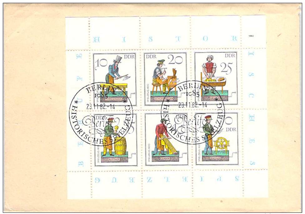 R DDR Michel # 2758-2763 Kleinbogen Auf Brief - Sonstige & Ohne Zuordnung