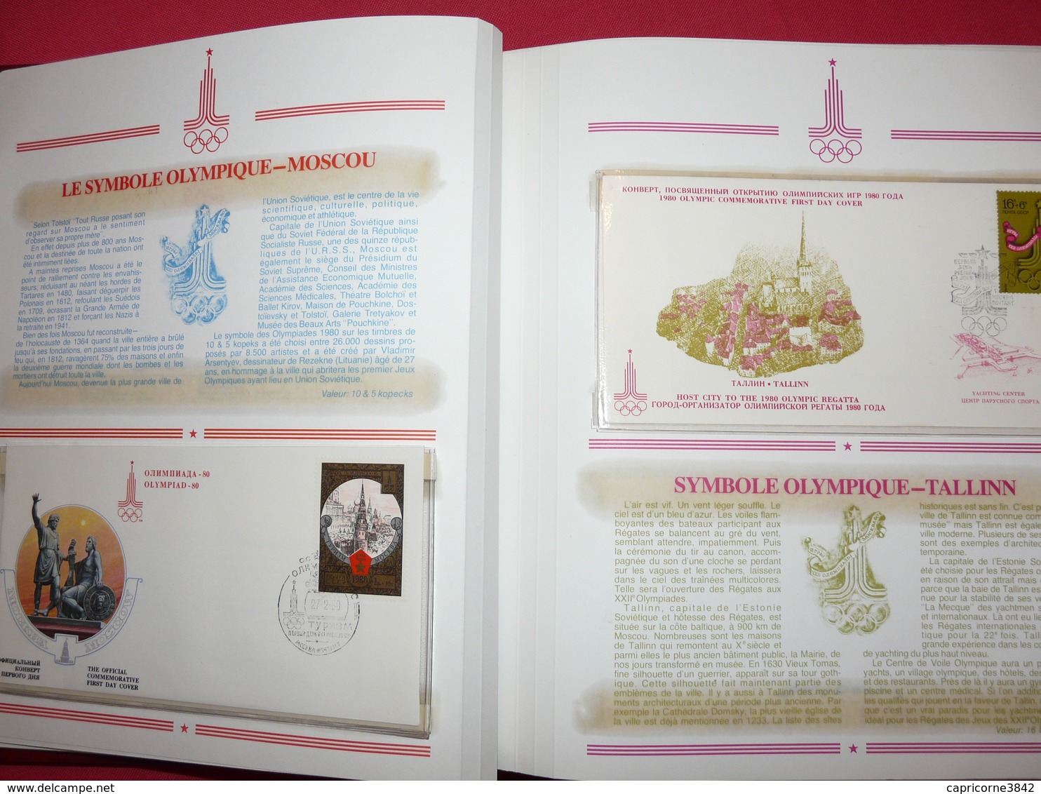 Album Des "Jeux Olympiques De MOSCOU 1980" Complet. - Collections (en Albums)